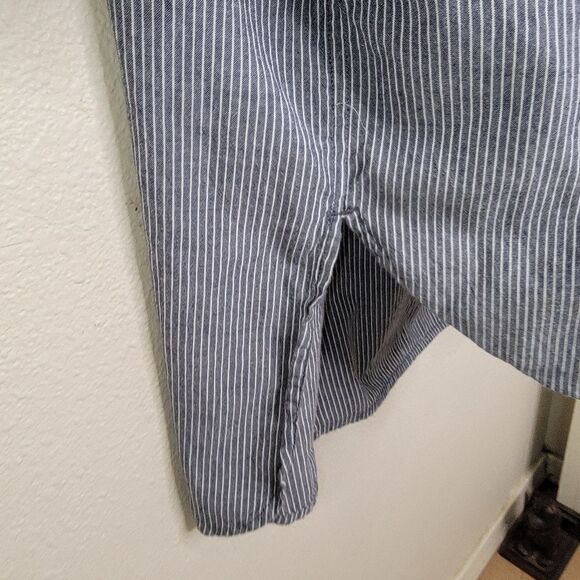 Ellos Striped Blue Cotton Tunic Top Size 2x - Picture 5 of 8